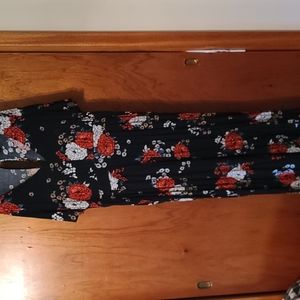 Torrid floral jumpsuit